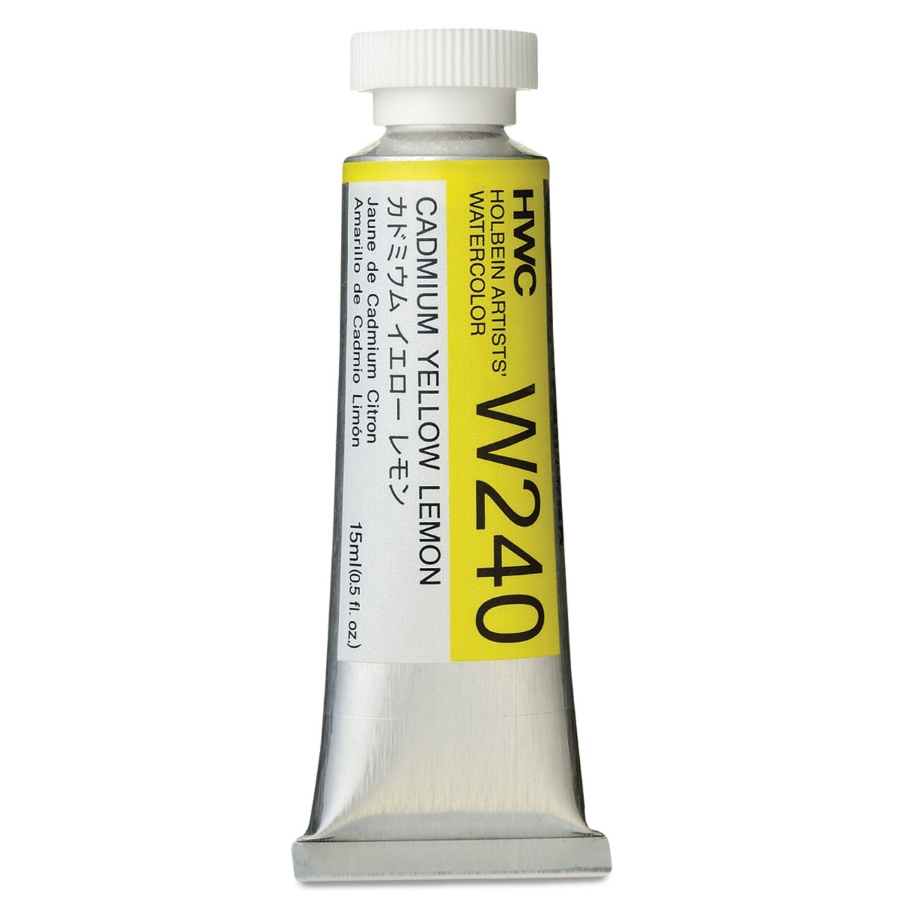 Holbein Artists' Watercolor - Cadmium Yellow Lemon, 15 ml tube